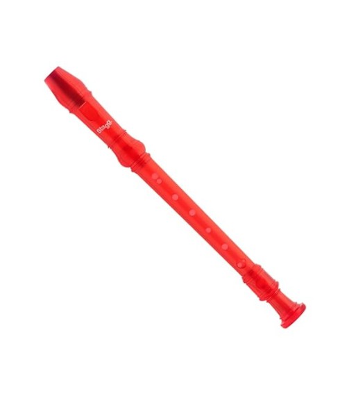 Stagg Descant Recorder - Trans Red- REC-BAR/TRD