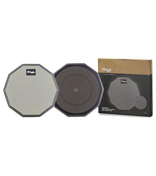 Stagg TD-08R 8 Inches Desktop Practice Pad 10 Sided shape