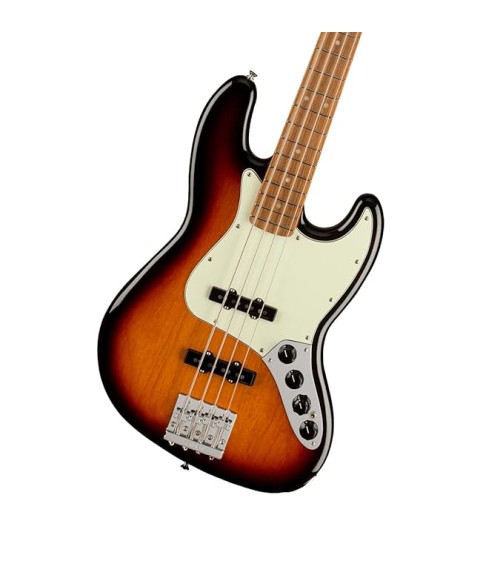 Fender Player Plus Jazz Bass, 3-Color Sunburst, Pau Ferro Fingerboard