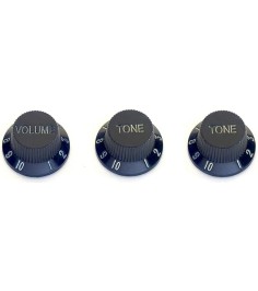 Stagg, ST 1 x Volume & 2xTone Buttons, SP-KNST-BLK -Black