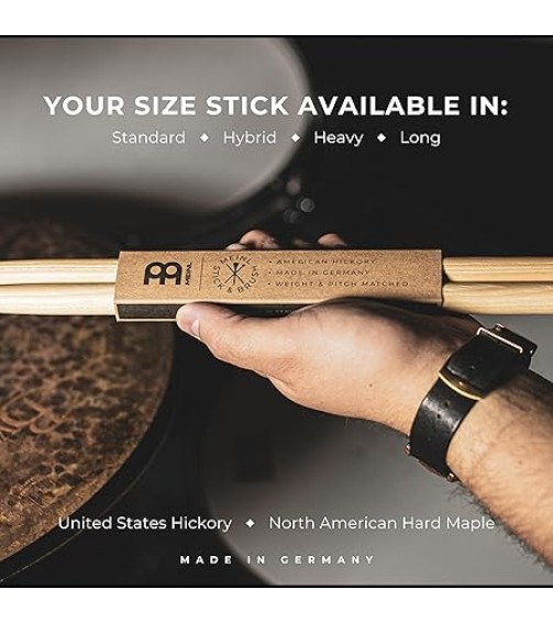 Meinl, Drumstick, Hickory, Acorn Tip -5A SB101