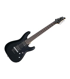 Schecter C-7 DELUXE -Satin Black 7-String Solid-Body Electric Guitar