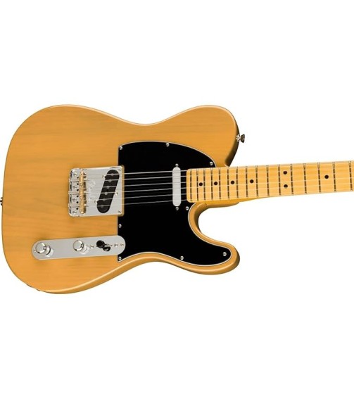 Fender Electric Guitar AM Pro II Tele Maple Butterscotch Blonde