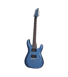 Schecter 431 C-6 Deluxe Solid-Body Electric Guitar, Satin Metallic Light Blue