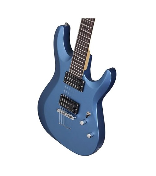 Schecter 431 C-6 Deluxe Solid-Body Electric Guitar, Satin Metallic Light Blue