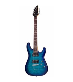 Schecter C-6 Plus Solid-Body Electric Guitar, OBB