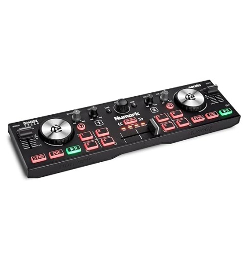 Numark DJ2GO2 Touch | Compact 2 Deck USB DJ Controller 