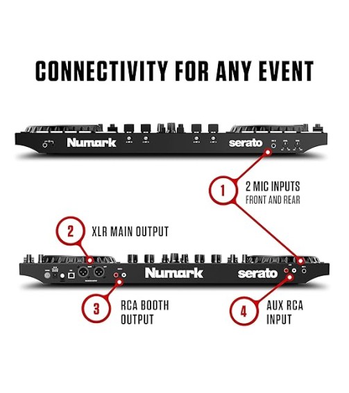 Numark NS4FX Professional 4-Deck DJ Controller