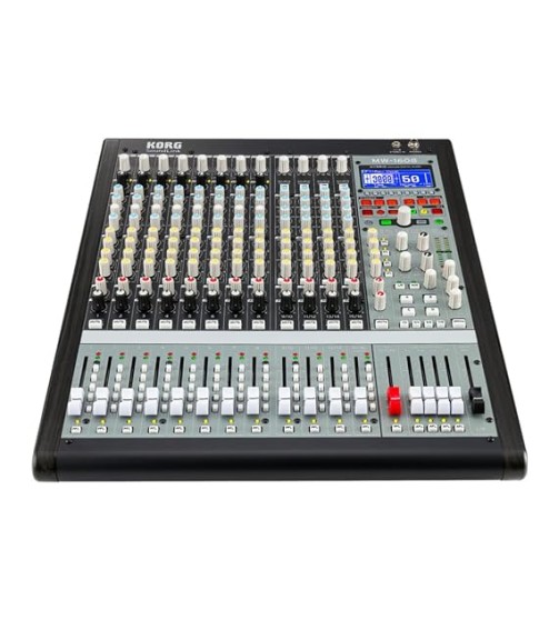 KORG SoundLink MW2408 24-Channel 8-Bus Hybrid Analog/Digital Mixer (Black) (MW-2408 BK)