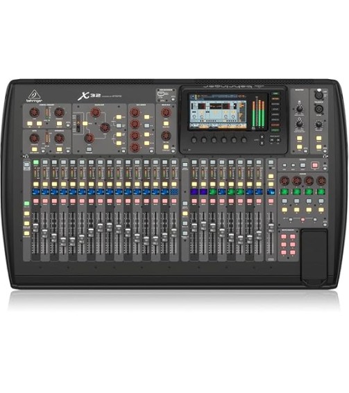 Behringer X32 Digital Mixer 32-Channel, 16-Bus Total-Recall Digital Mixing Console for Live and Recording Applications