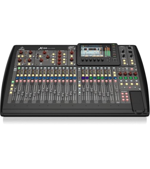 Behringer X32 Digital Mixer 32-Channel, 16-Bus Total-Recall Digital Mixing Console for Live and Recording Applications