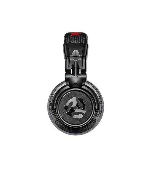 Numark Red Wave Carbon | Wired Professional DJ Headphones with Swivel Design, Detachable Headphone Cable, 1/8- Inch Adapter and Case Included