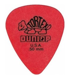 Dunlop Dunlop Tortex .50mm Standard Picks, Red, 12 Pack