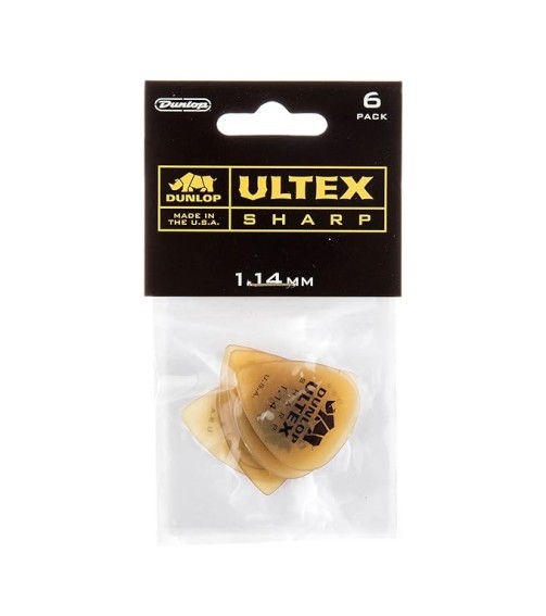 Dunlop Guitar Pick Ultex Sharp 1.14mm 433P114