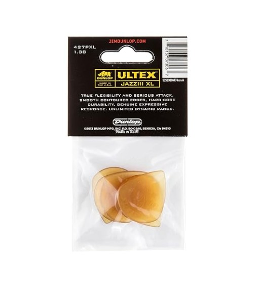 Dunlop 427PXL Ultex Jazz III XL, 1.38mm, 6/Player's Pack